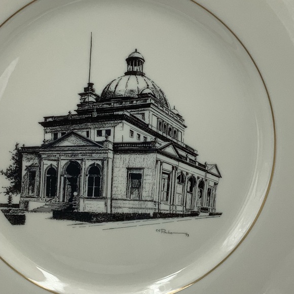 Vintage Castleton China Old Pittsburgh Post Office 10 3/4” Collector Plate - Picture 2 of 10